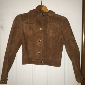 Ladies Small Leather Jacket Made in Italy